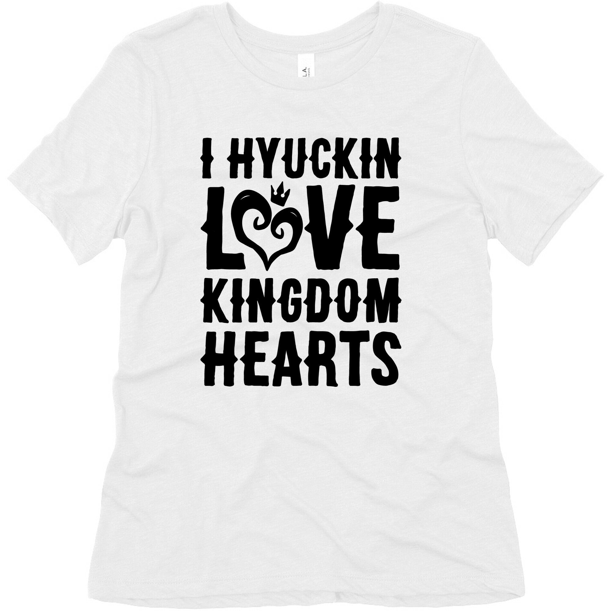 I Hyuckin Love Kingdom Hearts Parody Women's Triblend Tee